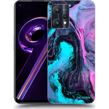 Pouzdro na mobilní telefon Picasee silikonový černý obal pro Realme 9 Pro 5G - Lean 2