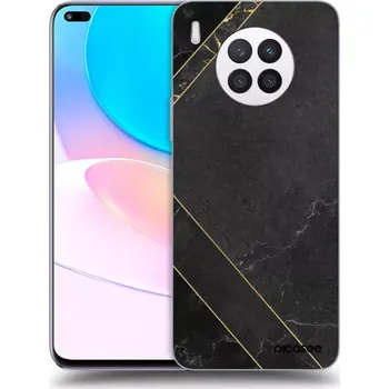 Pouzdro na mobilní telefon Picasee silikonový černý obal pro Huawei Nova 8i - Black tile