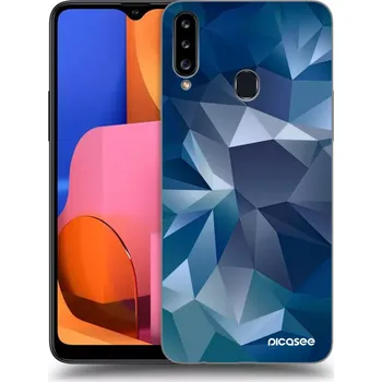 Pouzdro na mobilní telefon Picasee silikonový černý obal pro Samsung Galaxy A20s - Wallpaper