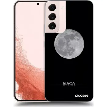 Pouzdro na mobilní telefon Picasee silikonový průhledný obal pro Samsung Galaxy S22+ 5G - Moon Minimal