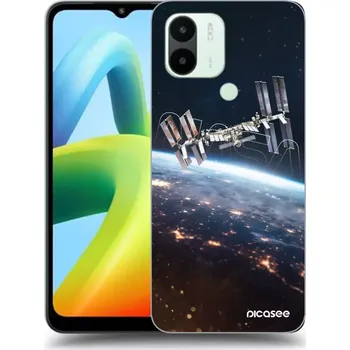 Pouzdro na mobilní telefon Picasee silikonový černý obal pro Xiaomi Redmi A1 - Station