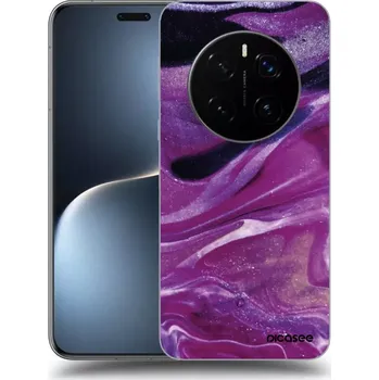 Pouzdro na mobilní telefon Picasee silikonový průhledný obal pro Honor Magic7 Pro 5G - Purple glitter