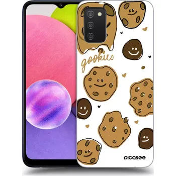Pouzdro na mobilní telefon Picasee silikonový průhledný obal pro Samsung Galaxy A02s A025G - Gookies