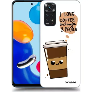Pouzdro na mobilní telefon Picasee silikonový průhledný obal pro Xiaomi Redmi Note 11S 4G - Cute coffee