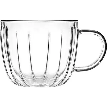 Sklenice Vialli Design Hrnek, dvoustěnné sklo, 350 ml, 2 ks_TULIP 8791