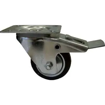 Nábytkové kování RAPI-TEC Kolečko otočné zátěž+brzda d80mm pozink/50 kg 257130