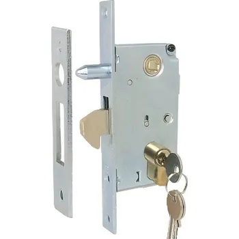 zadlabací zámek Zadlabací zámek pro posuvné brány, zádlab: 57 mm, rozteč: 72 mm, PZ 69025