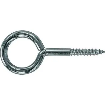 Oko zavřené s vrutem 50x20mm Zn zavřené
