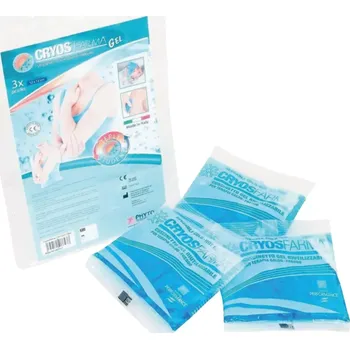 Chladicí sáček CRYOSFARMA – gelový studený a teplý obklad 12x12 cm 2ks