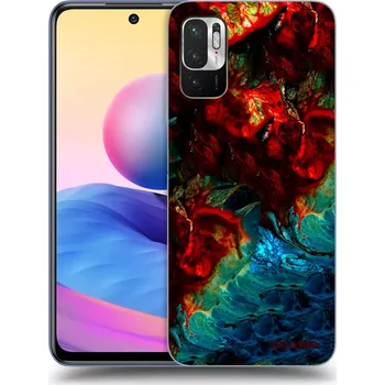 Pouzdro na mobilní telefon Picasee silikonový průhledný obal pro Xiaomi Redmi Note 10 5G - Universe