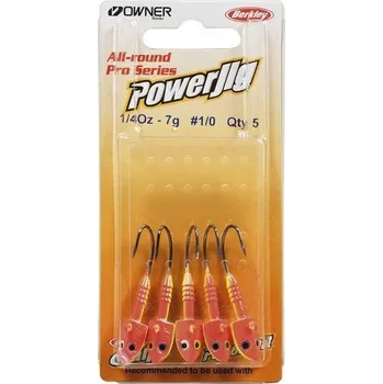 Rybářský háček Berkley Jig All Round Fluo Orange Yellow 4,7g