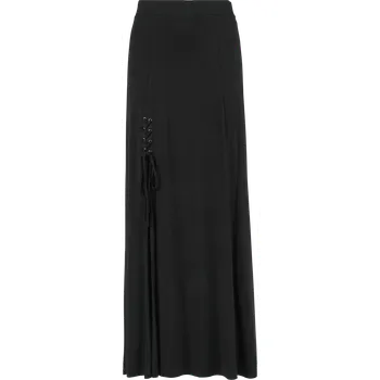 Dámská sukně Dlouhá sukně Gotika z KIHILIST by KILLSTAR - Secretly Weep Maxi Skirt - Ženy - černá