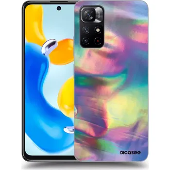 Pouzdro na mobilní telefon Picasee silikonový černý obal pro Xiaomi Redmi Note 11S 5G - Holo