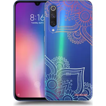 Pouzdro na mobilní telefon Picasee silikonový průhledný obal pro Xiaomi Mi 9 SE - Květinový vzor
