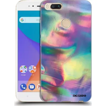 Pouzdro na mobilní telefon Picasee silikonový průhledný obal pro Xiaomi Mi A1 Global - Holo