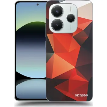 Pouzdro na mobilní telefon Picasee silikonový černý obal pro Xiaomi Redmi Note 14 4G - Wallpaper 2