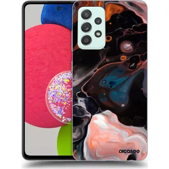 Pouzdro na mobilní telefon Picasee silikonový průhledný obal pro Samsung Galaxy A52s 5G A528B - Cream