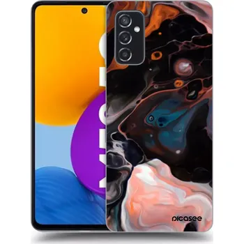 Pouzdro na mobilní telefon Picasee silikonový průhledný obal pro Samsung Galaxy M52 5G - Cream