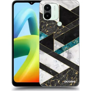 Pouzdro na mobilní telefon Picasee silikonový průhledný obal pro Xiaomi Redmi A1 - Dark geometry