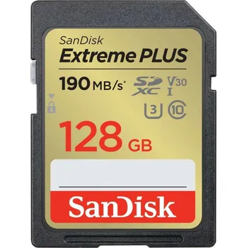 Paměťová karta SanDisk Extreme Plus SDXC 128 GB UHS-I V30 (SDSDXWA-128G-GNCIN)