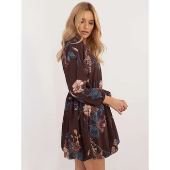 Dámské šaty Šaty DHJ SK 19861 3.11 hnědá jedna velikost