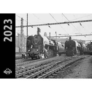 Kalendář kalendář nástěnný 2023 Parní lokomotivy ltr kaln23par