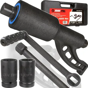Ruční nářadí Ruční násobič točivého momentu pro nákladní automobily, 4800 Nm – MAR-POL M57110