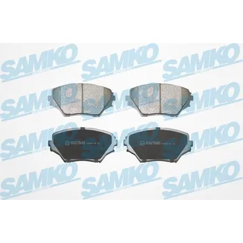 Brzdová destička Sada brzdových destiček, kotoučová brzda SAMKO 5SP958