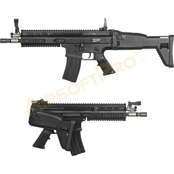 Airsoftová zbraň WE Airsoftová zbraň SCAR-L Short GBB V3 - blowback, černá