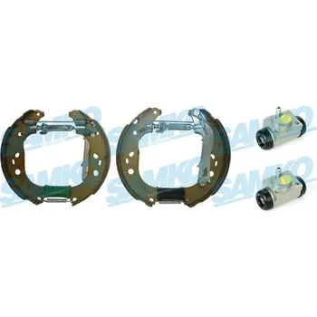 Brzdová čelist Sada brzdových čelistí SAMKO KEG623