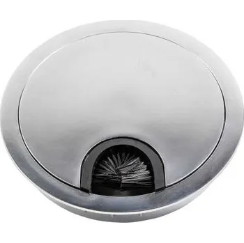 Kabelová průchodka d80mm matný Chrom