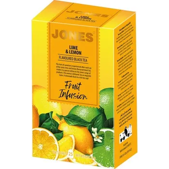 Čaj JONES Black Lime & Lemon přebal 25x2g