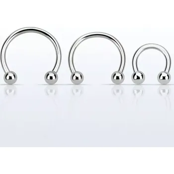 Piercing Podkova s kuličkami CBEB (Podkova s kuličkami z chirurgické oceli CBEB)