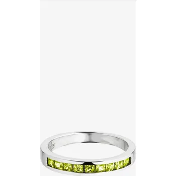 Prsten Preciosa Stříbrný prsten Créativité s kubickou zirkonií Preciosa, zelený 57