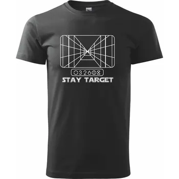 SW - Stay Target - Triko extra velké (5-8XL) - 7XL ( Černá )