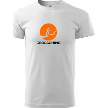 Geocaching turista - Triko extra velké (5-8XL) - 7XL ( Bílá )