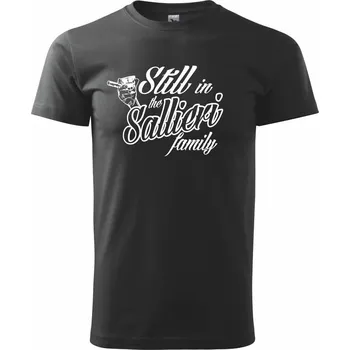 Still In The Sallieri Family - Triko extra velké (5-8XL) - 7XL ( Černá )