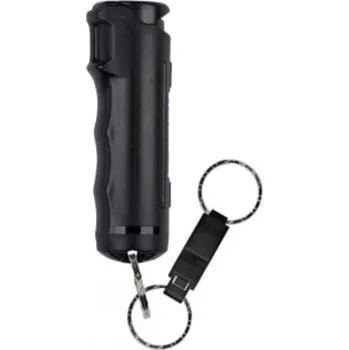 Obranný sprej Pepřový obranný sprej Sabre Red Pepper Gel Black Flip Top s píšťalkou