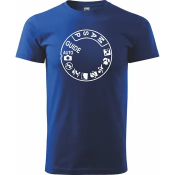 Pánské tričko Foto režimy - Triko extra velké (5-8XL) - 6XL ( Královská modrá )