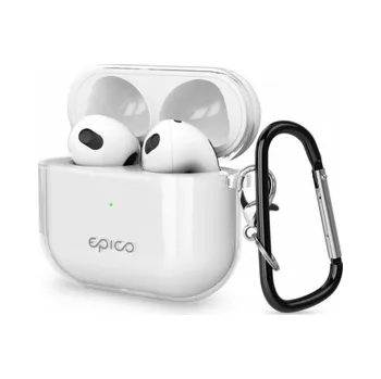 Epico Transparent Cover Airpods 3 - biela transparentná