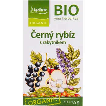 Čaj Apotheke Čaj Ovocný s černým rybízem a rakytníkem BIO MEDIATE 30 g