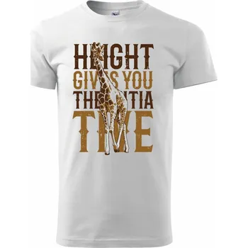 Pánské tričko Giraffe initiative - Triko extra velké (5-8XL) - 7XL ( Bílá )