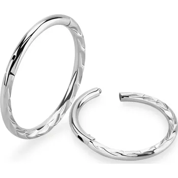 Piercing Kroucený kroužek v různých průměrech a barvách SGSH19 (Kroucený otevírací kroužek z chirurgické oceli 316L v různých průměrech a barvách SGSH19)