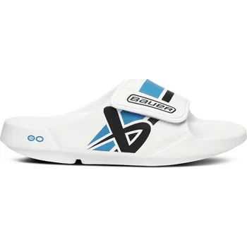 Pánské pantofle Pantofle Bauer Oofos Sport Flex Slide White/Blue EUR 41