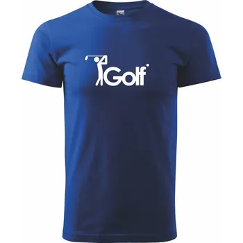 Pánské tričko Golfista - Triko extra velké (5-8XL) - 7XL ( Královská modrá )