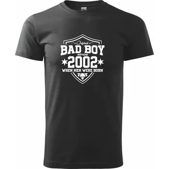 Bad boy since 2002 - Triko extra velké (5-8XL) - 7XL ( Černá )