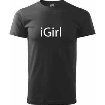 iGirl - Triko extra velké (5-8XL) - 6XL ( Černá )