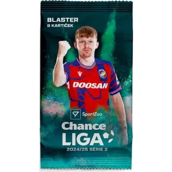 Karetní hra Fotbalové karty Chance liga 2024-2025 2. série Blaster balíček