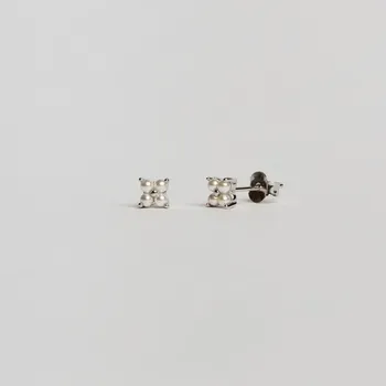 Náušnice Clover Pearl Silver náušnice