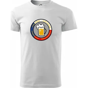 Pánské tričko Český čundrák - logo (lulu_art) - Triko extra velké (5-8XL) - 7XL ( Bílá )